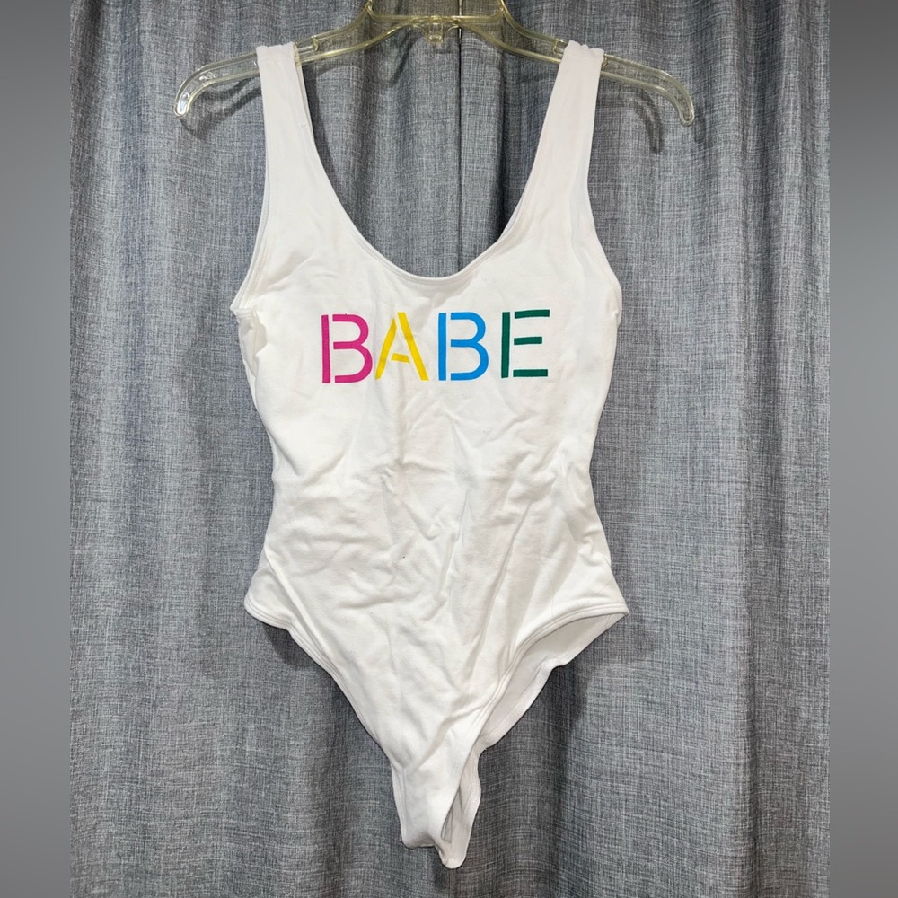 White Babe Bodysuit